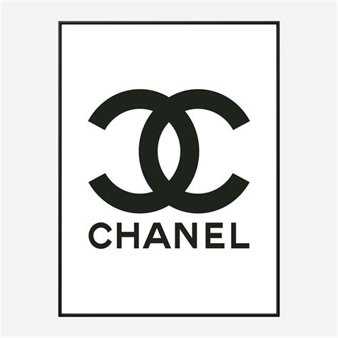 using chanel logo|Chanel logo print.